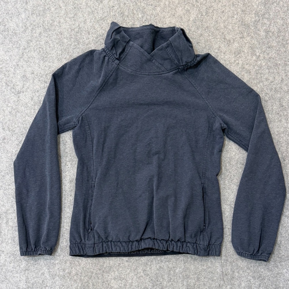 Lululemon Athletica Heathered Naval Blue After All Pullover Women's Size 4